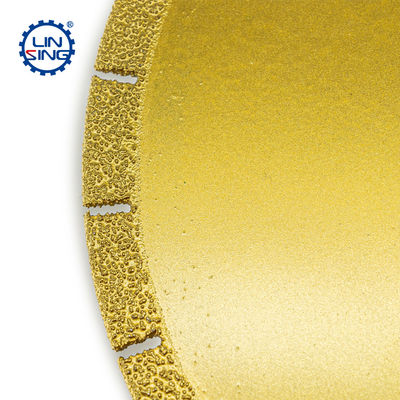 144 dents D180MM à vide brasé diamants lame d'écrou en scie circulaire