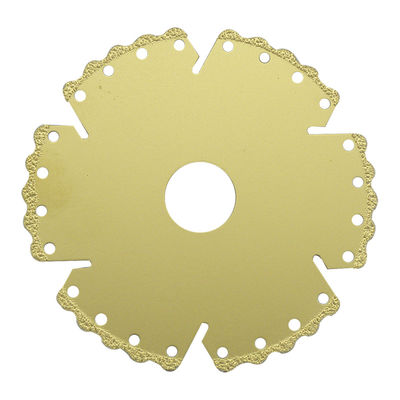 144 dents D180MM à vide brasé diamants lame d'écrou en scie circulaire