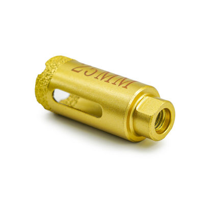 Forage au noyau segmenté au diamant pour le forage du marbre et de la pierre dure 19-125 mm de diamètre