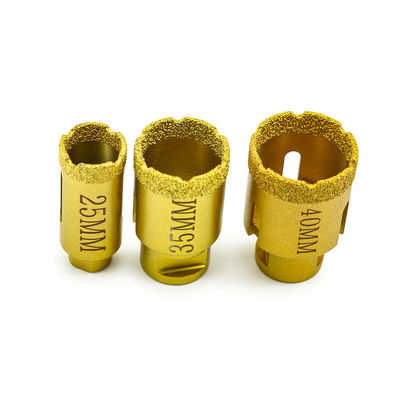 Forage au noyau segmenté au diamant pour le forage du marbre et de la pierre dure 19-125 mm de diamètre
