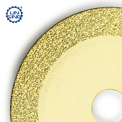 1Épaisseur du noyau d'acier de.8 mm Disque de découpe de diamant brasé sous vide pour l'aluminium de pierre métallique