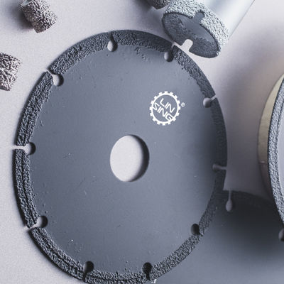 1Épaisseur du noyau d'acier de.8 mm Disque de découpe de diamant brasé sous vide pour l'aluminium de pierre métallique
