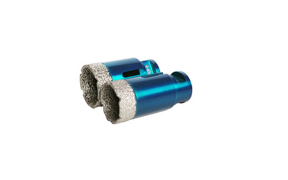 Forage à base de diamant de 30 mm pour le forage à sec de la pierre de granit en marbre de porcelaine bleu Dekton