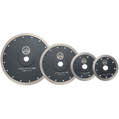 Disque de coupe à diamants turbo de 105 mm à 230 mm pour couper la céramique de granit et de marbre
