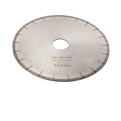 Disque de découpe de diamants à lame de scie en porcelaine à fente en U de 300 à 450 mm pour une découpe précise de pierre