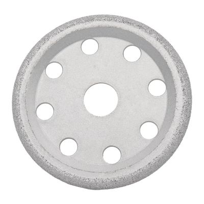 Poudre métallique roue brasée sous vide en résine de diamant pour couper le bord de la dalle de pierre de granit