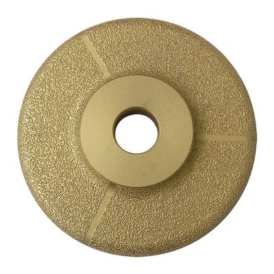 Poudre métallique roue brasée sous vide en résine de diamant pour couper le bord de la dalle de pierre de granit