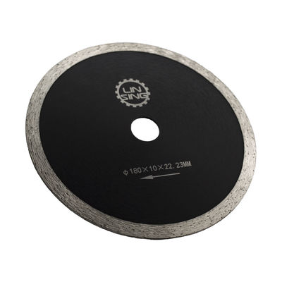 Disque de découpe de bordure continue en acier inoxydable pour lame de diamant au quartz céramique de porcelaine