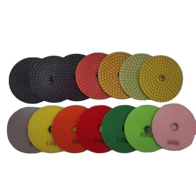 Pad de polissage humide de 125 mm pour le polissage du granit, du marbre et de la pierre