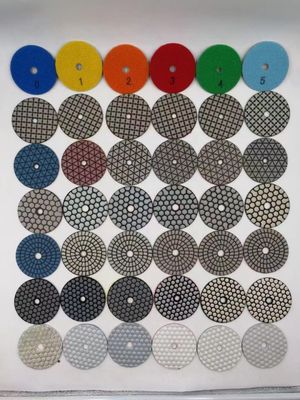 Pad de polissage humide de 125 mm pour le polissage du granit, du marbre et de la pierre
