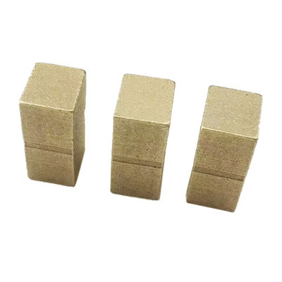24*11*10mm Segments diamantés dorés et personnalisés Acceptable pour les dalles de marbre de pierre