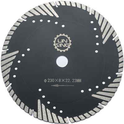 Lampe de scie à turbo-diamant pressée à chaud pour la protection des dents en pente