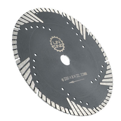 Lampe de scie à turbo-diamant pressée à chaud pour la protection des dents en pente