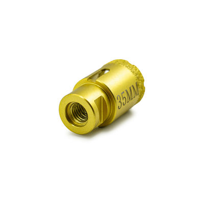 Partie de forage au diamant brasé sous vide pour diamètre de marbre 19-125 mm