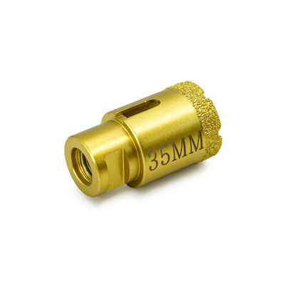 Partie de forage au diamant brasé sous vide pour diamètre de marbre 19-125 mm