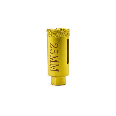 LINSING pièces de forage à base de diamants à vide brasées CNC pour le forage de pierre de 19 à 125 mm de diamètre