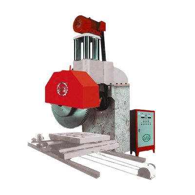 Machine à découper la pierre à bras unique et à lames multiples pour le profilage de blocs de granit rouge