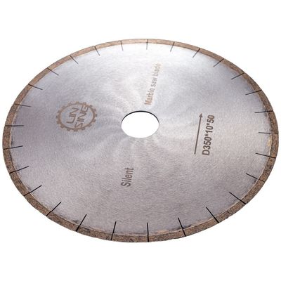 Lamelle de scie silencieuse à fente en J revêtue de Ti pour la découpe de céramiques en porcelaine Dekton