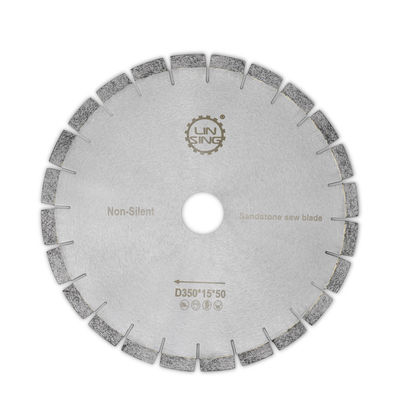 Lampe de scie diamantée à haute fréquence brasée D1500mm pour la coupe de bois de grès personnalisée