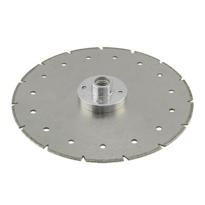 Support personnalisé OBM Disque électroplaqué en diamant pour la coupe de pierre