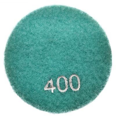 4'' Outils de polissage de diamants pour granit Marbre pierre 3 étapes Pads Abrasifs Papier de sable