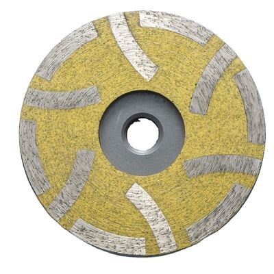 Nettoyage Roue à une rangée pour une bonne résistance à l'usure Roue à coupe turbo remplie de résine de granit