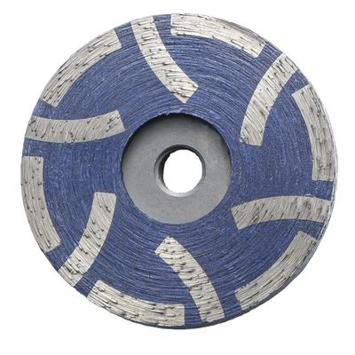 Nettoyage Roue à une rangée pour une bonne résistance à l'usure Roue à coupe turbo remplie de résine de granit