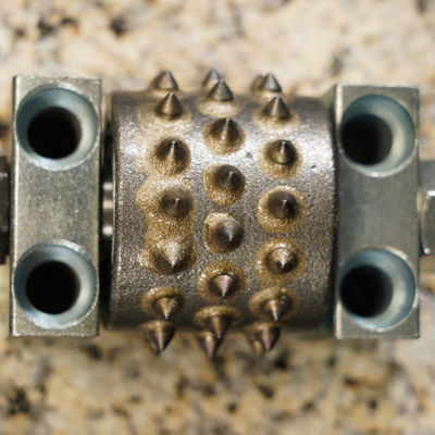 140 170 mm Trapézoïde Francfort Diamant Bouche marteau rouleau de plaque pour la machine de meulage automatique