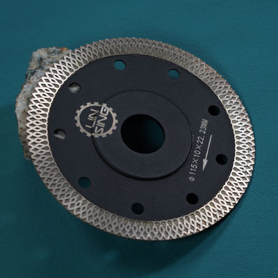 5/8in Arbor Taille 105MM 115MM Turbo Diamant coupe scie à lame avec acier allié en poudre de diamant