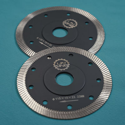 5/8in Arbor Taille 105MM 115MM Turbo Diamant coupe scie à lame avec acier allié en poudre de diamant