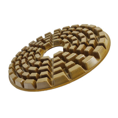 Soutien personnalisé OEM finement broyage sur le granit 10 pouces plaque de broyage de liaison de résine de diamant