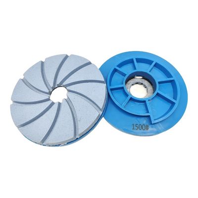 Disque de polissage en granit de roue de polissage en résine de diamant de 125 mm pour le pad de bouton d'escargot