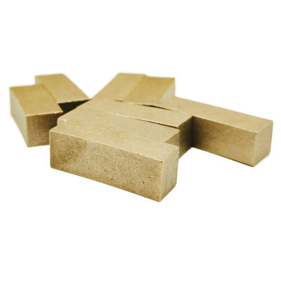 Coupe rapide et durable 30*10*10 segments de diamants sandwich pour couper le travertin beige