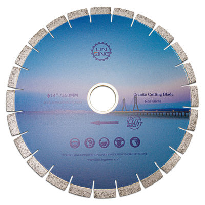 Disque de découpe de diamants de 350 mm pour les granites d'acier inoxydable et les diamants de dureté différente