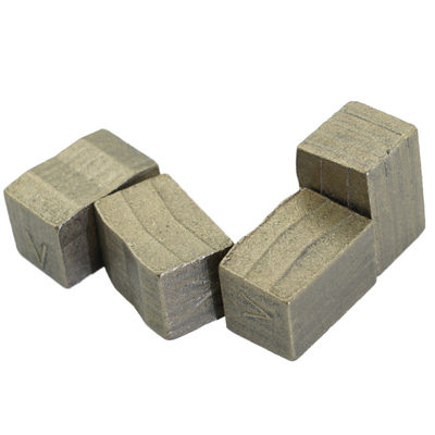 Ségments de diamants à trois lames pour la découpe de pierres minières 22*15,6/16,4*15 mm