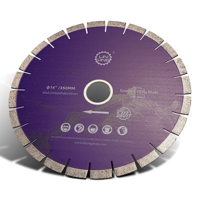Blade de scie à disque diamanté de granit personnalisé pour le marché principal Diamètre 350 mm