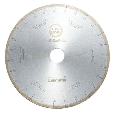 Résultat de coupe 1/8IN 350MM 450MM 500MM Lampe de scie horizontale diamantée pour le marbre