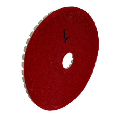 A-Grade 4 pouces de résine de liaison 4 étapes Polisseurs flexibles pour le support à sec personnalisé ODM