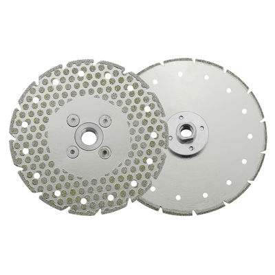 Vitesse de coupe élevée Lamelle de scie diamantée double électroplatée pour la coupe de pierre personnalisée