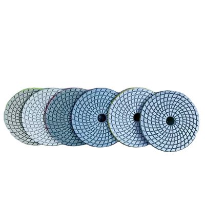 Pad de polissage blanc buff sec et humide pour l'éclatement de la surface du papier de sable de polissage