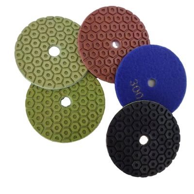 Pad de polissage blanc buff sec et humide pour l'éclatement de la surface du papier de sable de polissage