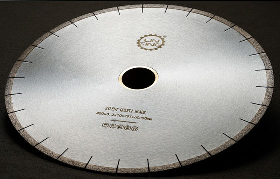 Disque de lame de scie à diamants de 400 mm pour pierre artificielle 29 dents et garantie
