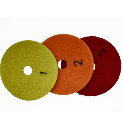 Outils ronds au diamant 3 étapes Pads de polissage flexibles secs/humides avec de bonnes performances