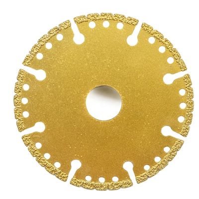 Disque de meulage de coupe à vide à brasage 230 mm avec résine diamantée en poudre métallique