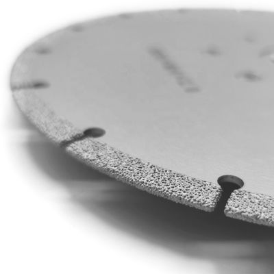 Disque de meulage de coupe à vide à brasage 230 mm avec résine diamantée en poudre métallique