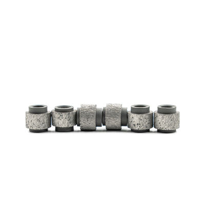 Coupe de pièces détachées Sintration de perles de scies en fil de diamant pour les applications de coupe de pierre