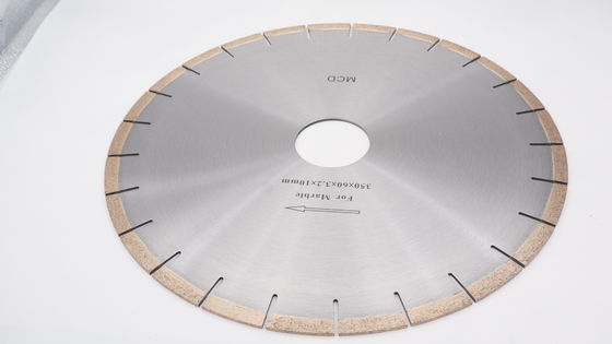 350 mm lame de scie diamantée pour le diamètre de marbre 350 mm épaisseur de lame 0.032in et abordable