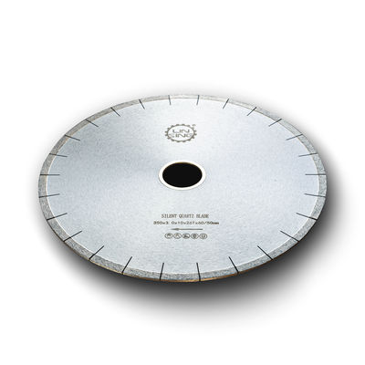 Outils de découpe segmentés en diamants de qualité industrielle D350MM pour la découpe silencieuse de quartzite
