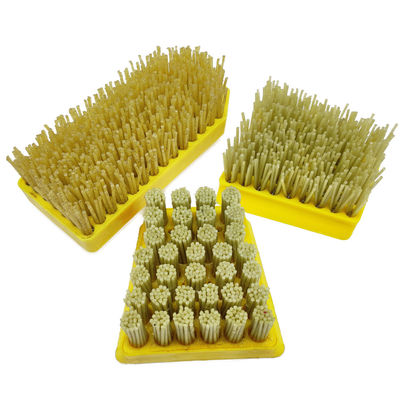 Brosse à filament d'abrasifs diamantés pour le meulage de la dalle de verre et de la pierre