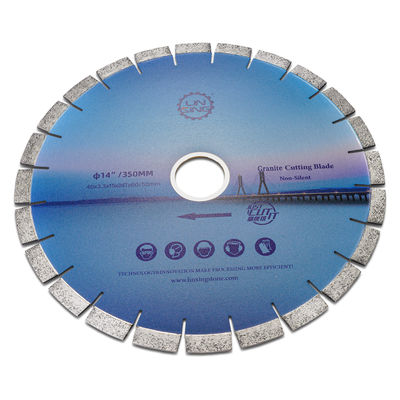 Lames en diamants de petite taille en U 350 mm Lamelle de scie pour couper le granit Largeur de la lame 3,2-4,2 mm
